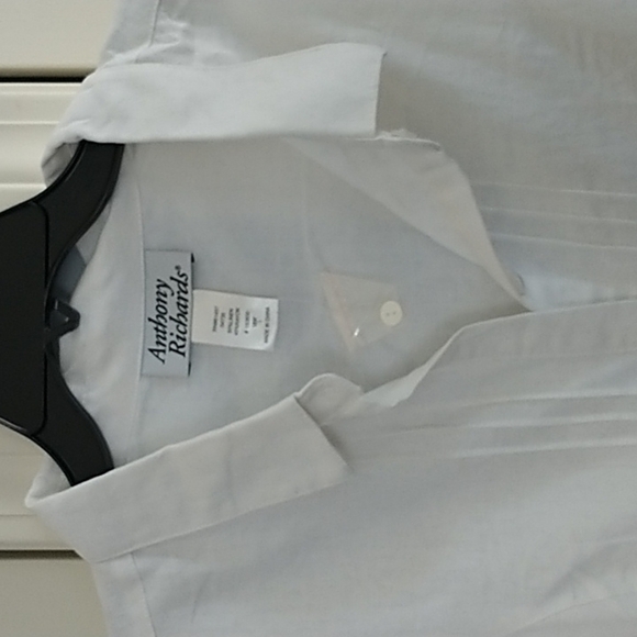 Anthony Richards White Linen Sleeveless Shirt Dress Button Front 18W - Picture 3 of 10